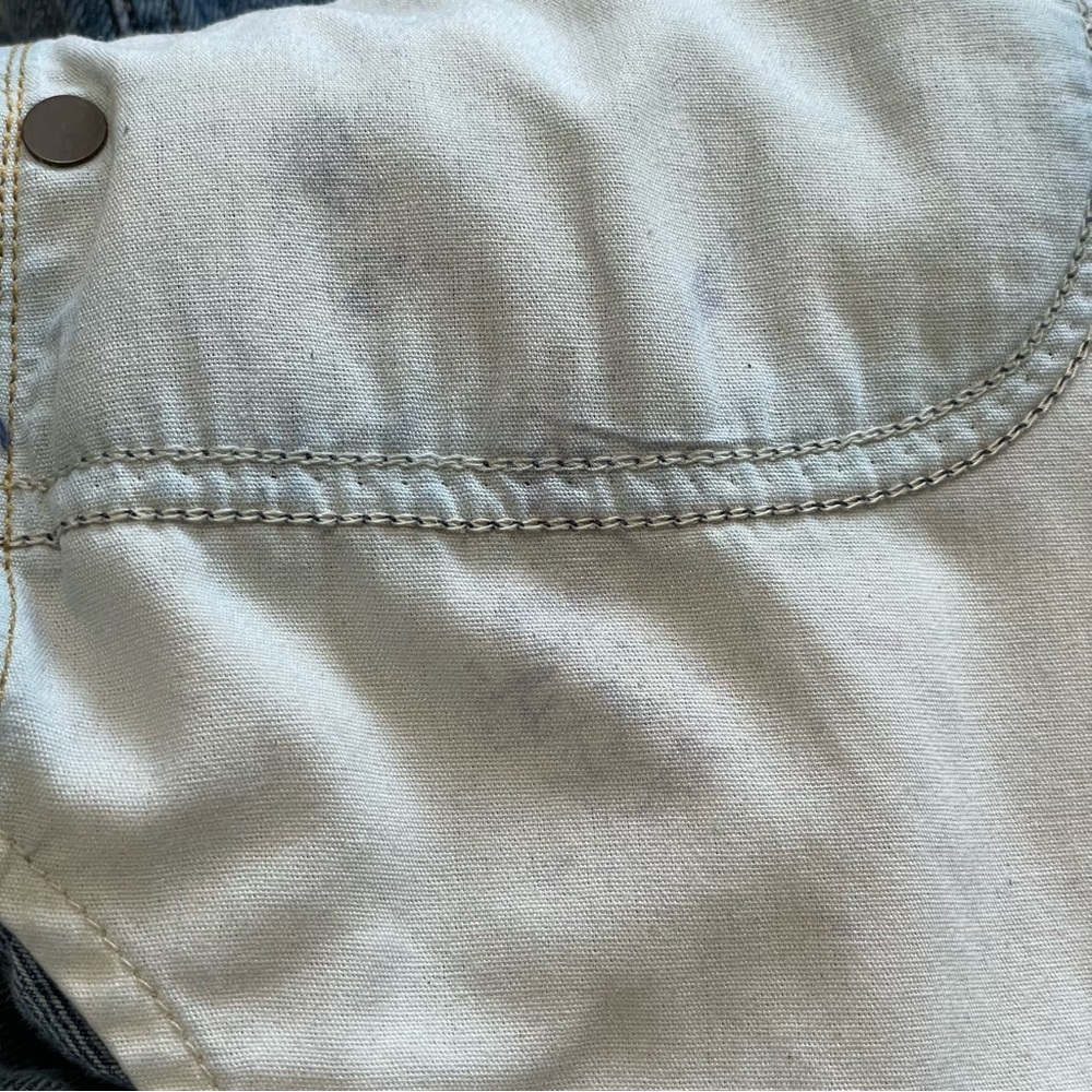 Agolde Riley High Rise Cropped Straight Jeans in Frequency - Picture 15 of 16